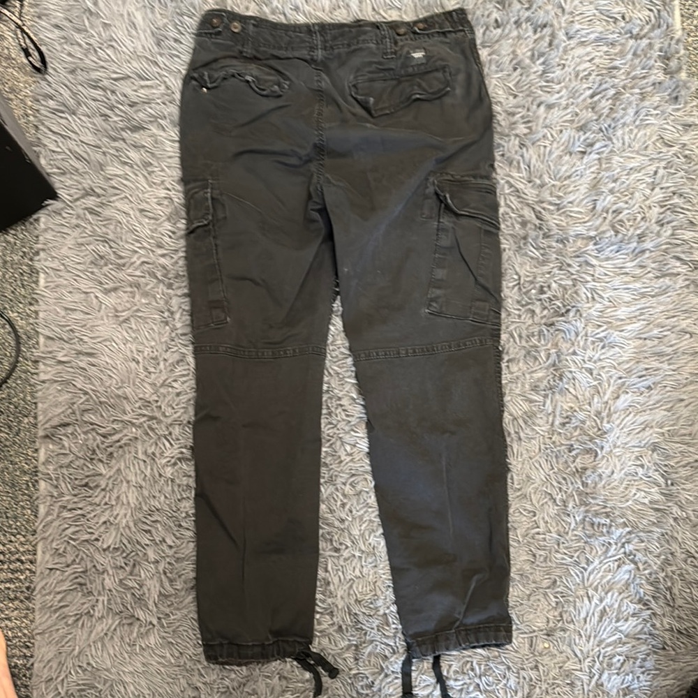 Black Cargo Pants - Picture 3 of 3